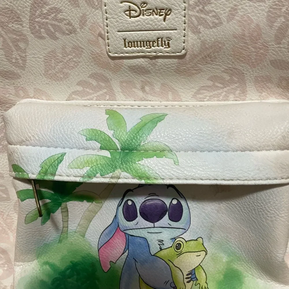 Loungefly Disney Lilo & Stitch with Frog Mini Backpack